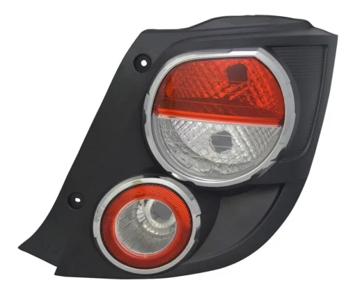 Faro Chevrolet Sonic Trasero 5 Puertas Con Aro Cromado Ltz 2012 Alternativo